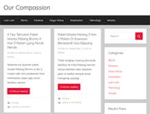 Tablet Screenshot of ourcompassion.org